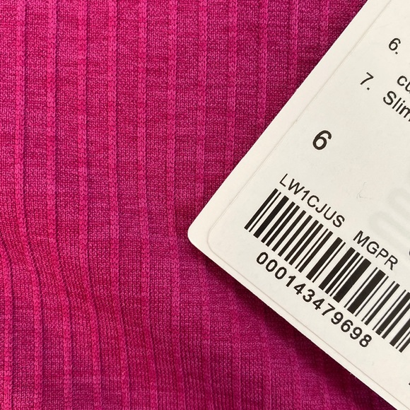 ❤️ Lululemon Ebb to Street Crop Tank Size 6 NWT - Picture 3 of 6